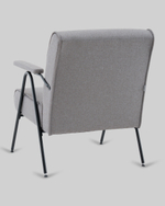 Кресло Эндино рогожка серый