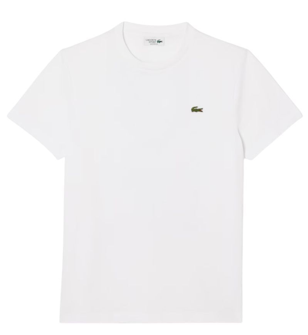 Мужская теннисная футболка Lacoste Unisex Rolex Paris Masters Edition Printed - white