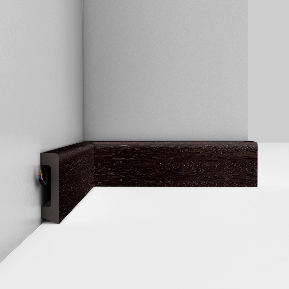 Плинтус напольный Decomaster D234-433 58х16х2400мм