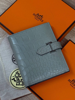 Кошелек Hermes из кожи крокодила
