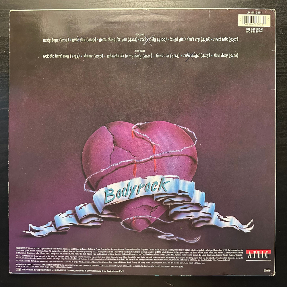 Lee Aaron - Bodyrock (Германия 1989г.)