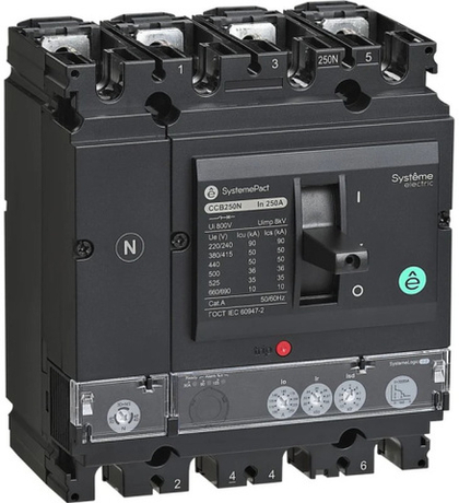 Автоматический выключатель в литом корпусе Systeme Electric SPC250F25022L4DF
