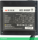 Блок питания Accord ATX 80 Plus 400W White (ACC-W400P)