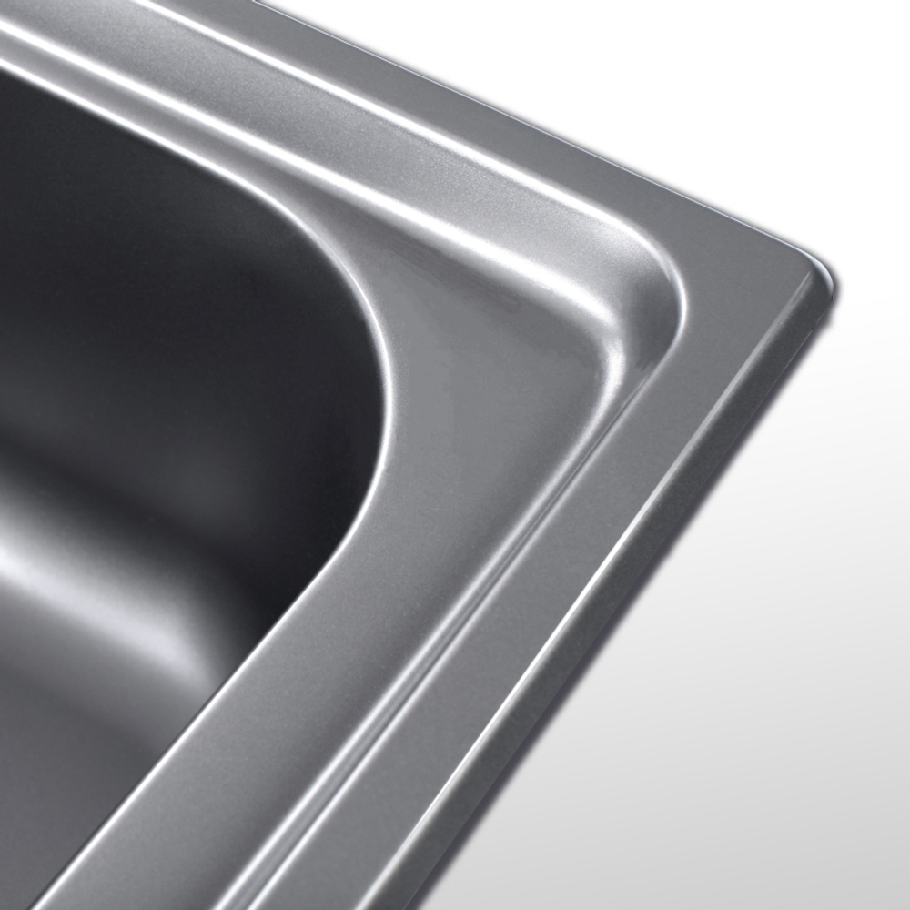 Кухонная мойка, 770x420x215 мм, 2 чаши