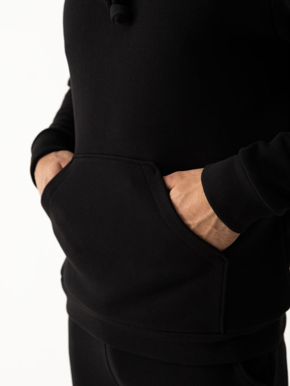 Костюм мужской спортивный теплый. Уголь