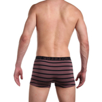 Мужские трусы-боксеры в широкую полосочку (Размер: XL) (Цвет: коричневый)