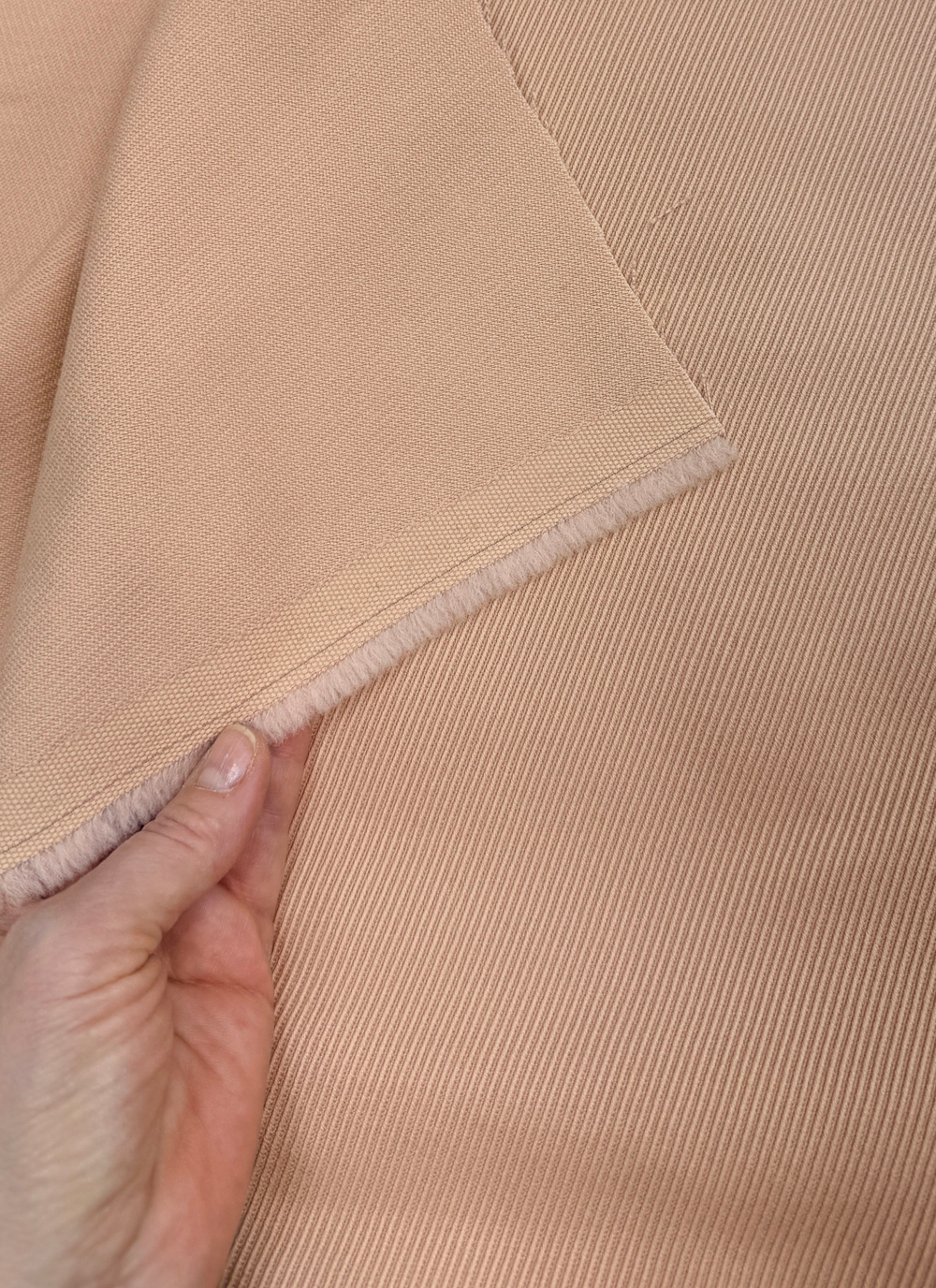 Ткань костюмная (Италия) 49% шерсть мериноса 51% хлопок ш 140см отрез 1,7 м