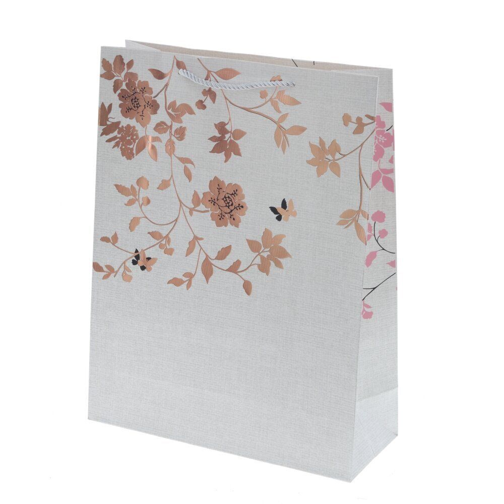 GAEM Пакет подарочный L (бумага 210г/м2, блок микс 12шт), L31 W12 H40 см, 4в.