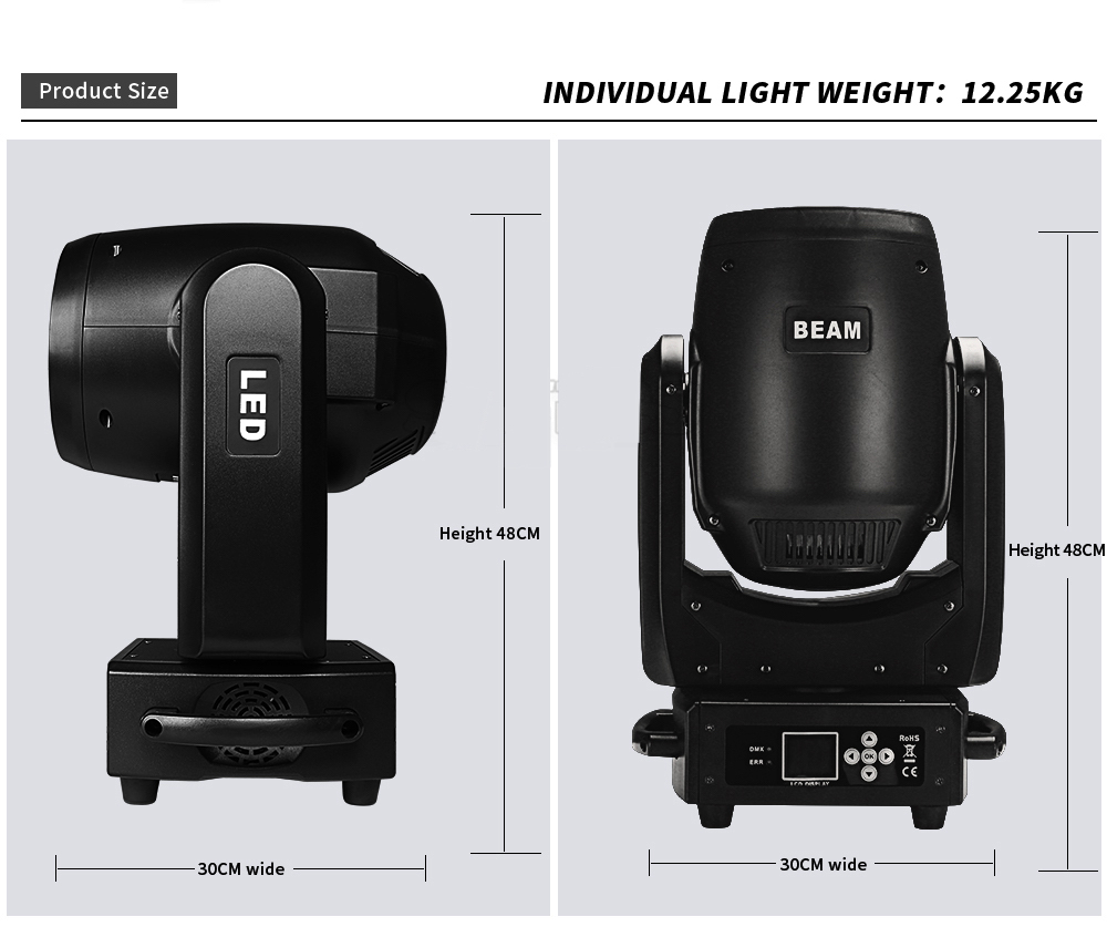 Вращающаяся голова Led Beam 300w