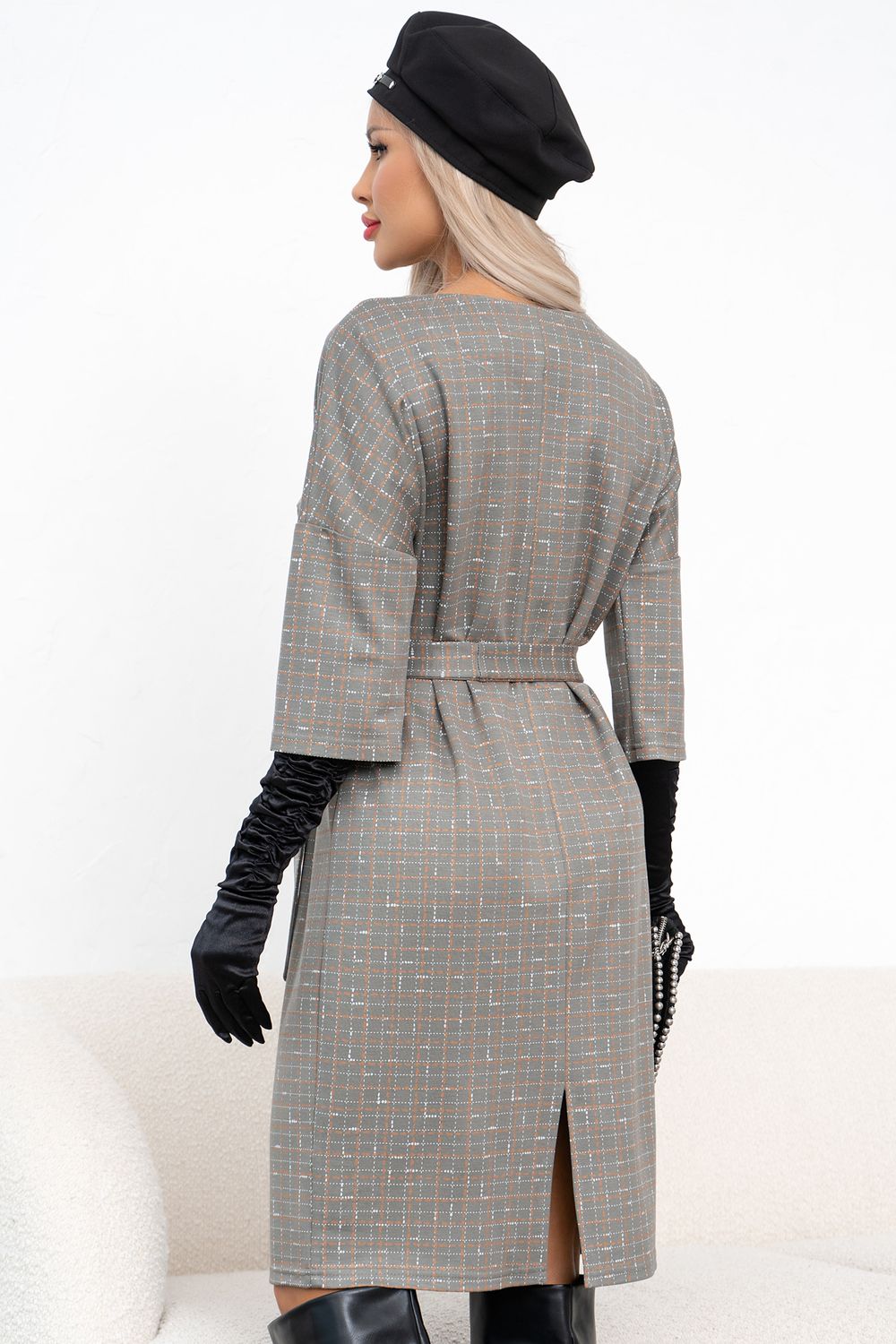 Платье Вики (оливковый) Р11-1226/2 Nikol