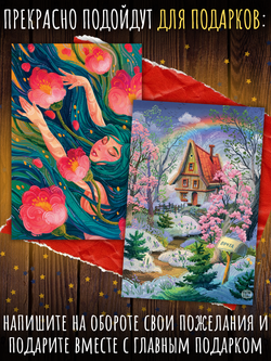 Цветы Оли Луки. Olya Luki. 10 открыток