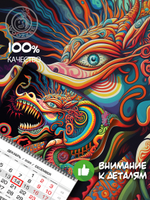 Квартальный календарь Символ года "Радужный Дракон"