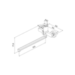 Смеситель для ванны и раковины 35к IDDIS PARSB02i10WA "Parker" без душ. аксессуаров,  ХРОМ