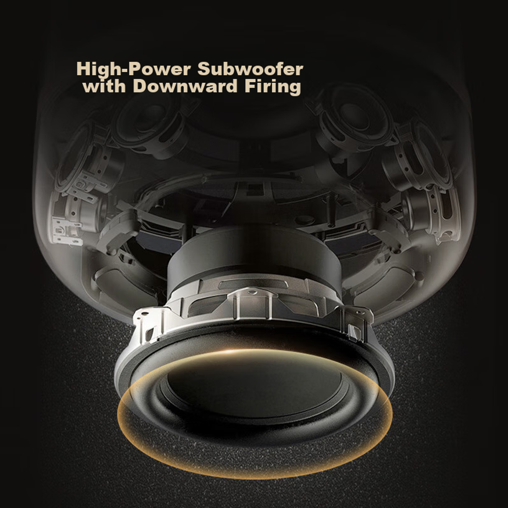 Портативная беспроводная Bluetooth-колонка Harman/Kardon Aura Studio 4, black/gold