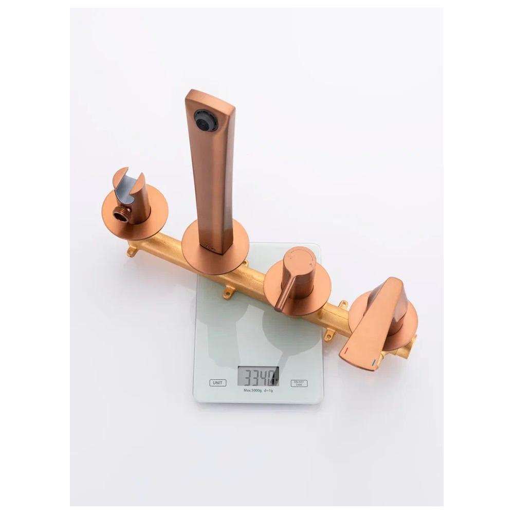 Смеситель для ванны встраиваемый Raglo R07.32.33, матовая медь