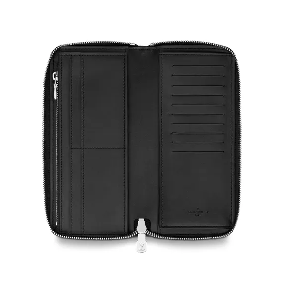 Портмоне Louis Vuitton Zippy Vertical Taiga Black