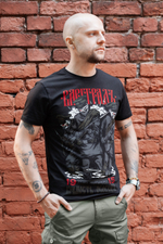 Футболка Варгградъ мужская чёрная "Атака мертвецов"