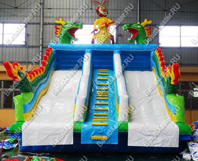 Горка для бассейна "Спуск дракона" 8*6*8 м