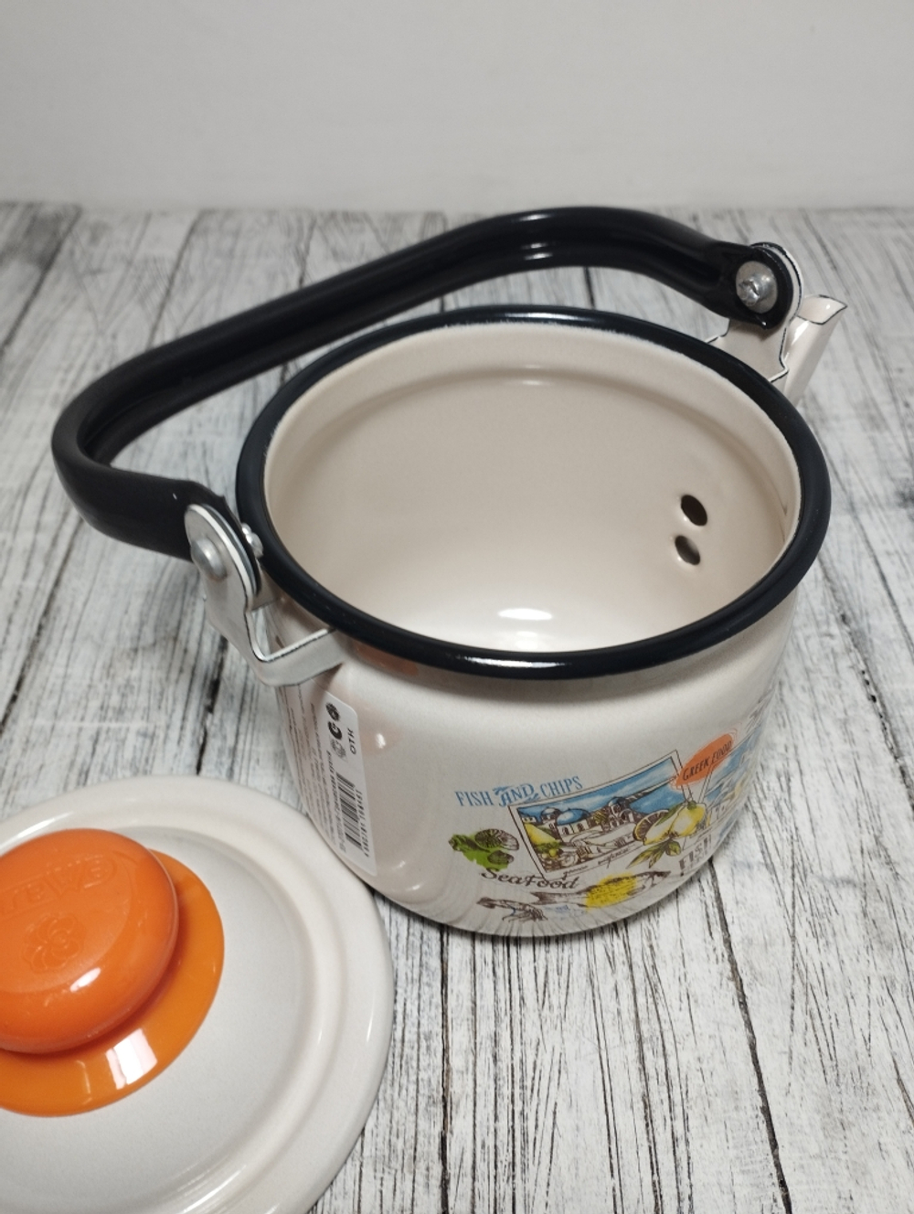 Чайник 1 л с рисунком Греческая кухня 27071-33/4