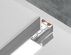 Ambrella Алюминиевый профиль накладной 10*10 для светодиодной ленты до 8мм Alum Profile GP1650AL