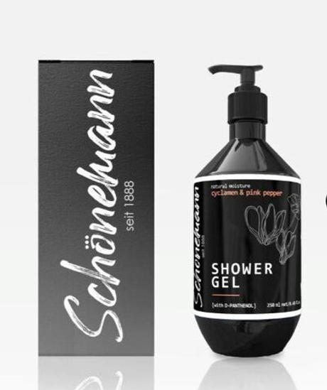 SCHONEMANN Гель для душа (ЦИКЛАМЕН И РОЗОВЫЙ ПЕРЕЦ) парфюмированный, 600 мл