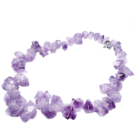 Бусы "Крокусы" аметист