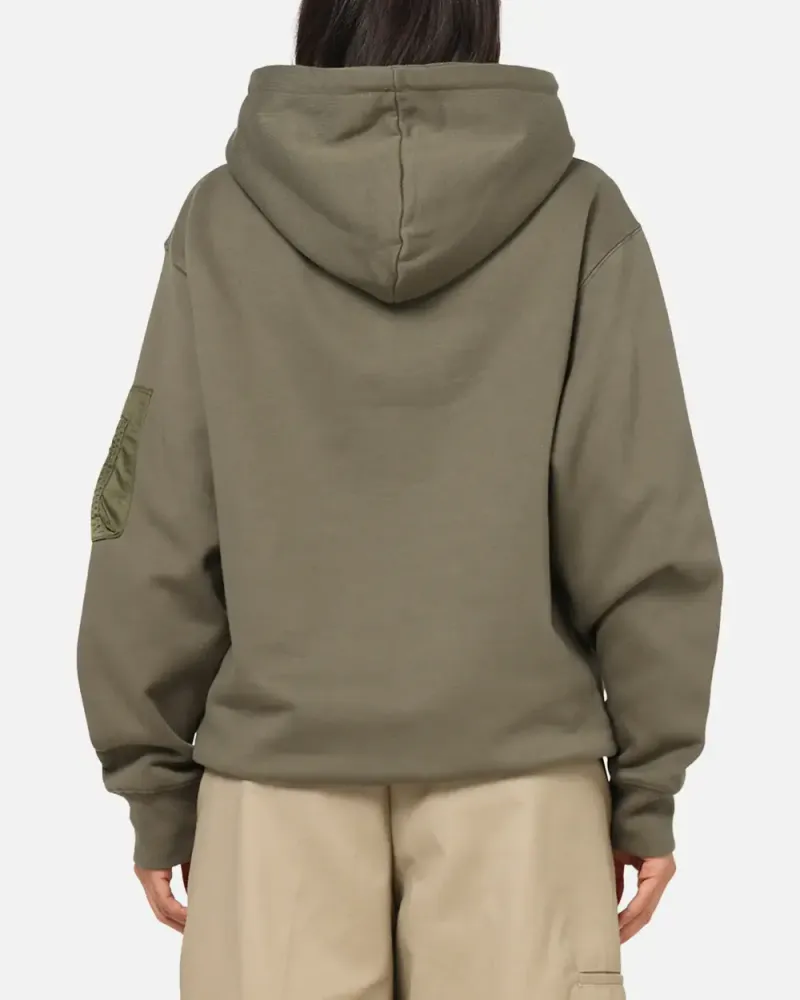 Толстовка Alpha Industries Utility Pocket Hoodie OG-107 Green (Зелёный)
