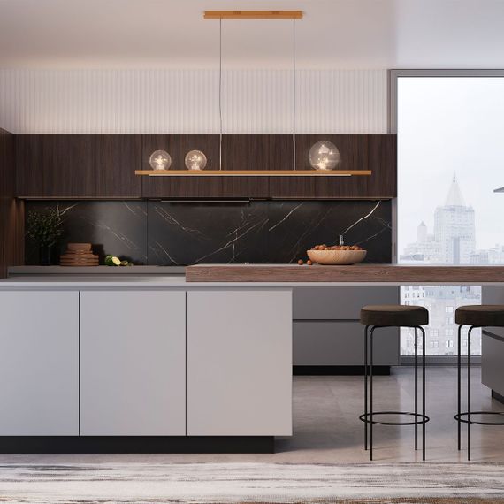 Подвесной светильник Crystal Lux AHORA SP1 L1200 BRASS