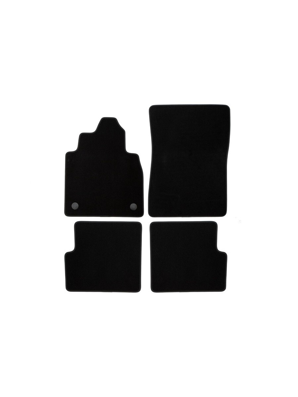 Коврики в салон для MERCEDES-BENZ G-Class W463 (с подстаканниками) АКПП 2006-2008, 2008-2012, 2012-2015, 2015-2018, внедорожник , 4 шт. (текстиль) KLEVER01342001200K