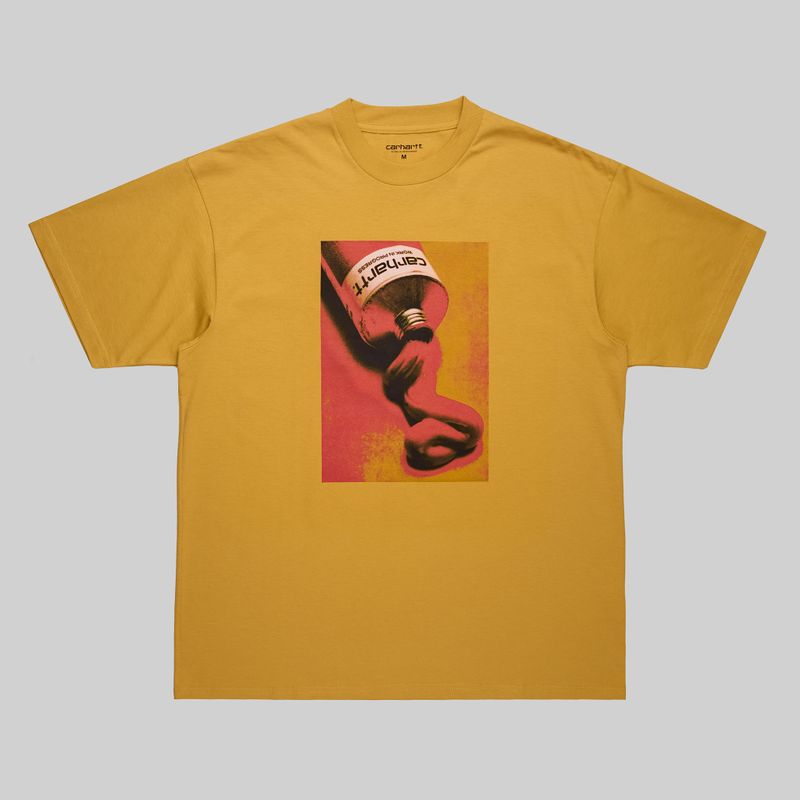 Футболка мужская Carhartt WIP Tube артикул:I033173_sunray - купить в магазине Дайс