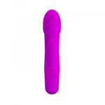 Мини вибратор со стимуляцией клитора "Ansel" 15,8 x 3,4 см.