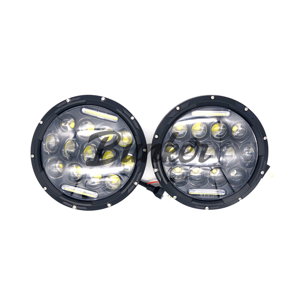 Фары LED светодиодные Нива / Нива Урбан / УАЗ с 13 LED + ДХО