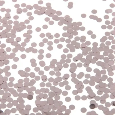 Конфетти «Кружочки малые» 15 г (3 мм), Розовое золото