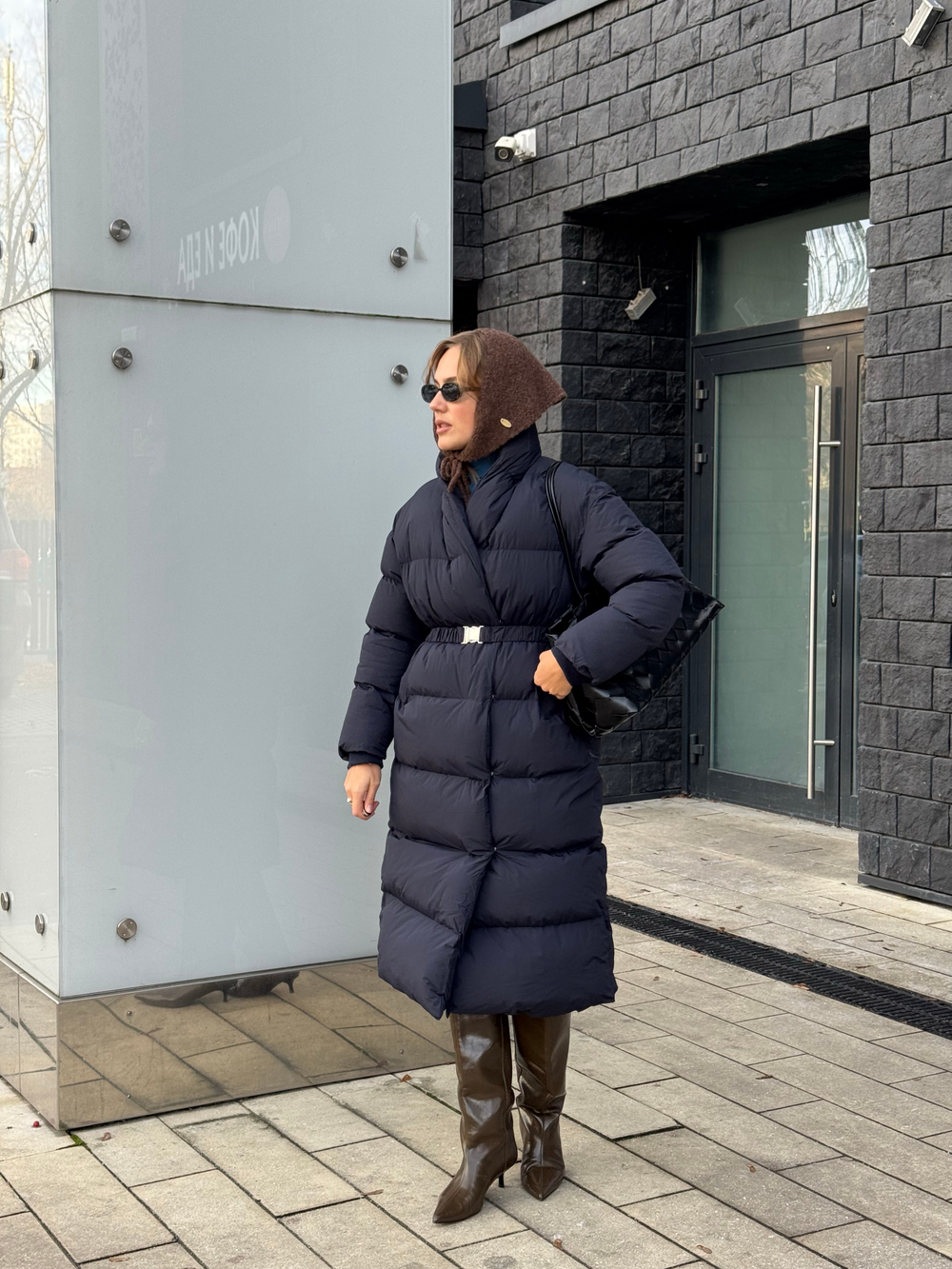 Пуховик Шерон синий