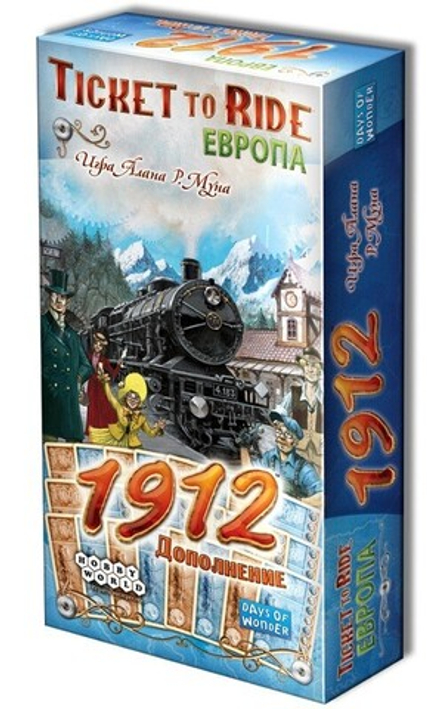 Настольная игра "Билет на поезд. Европа: 1912 (Ticket to Ride. Европа: 1912)"