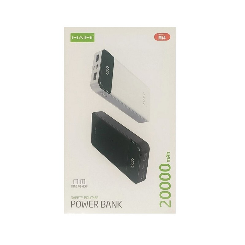 Портативный аккумулятор MAIMI M4 20000 mAh (черный)