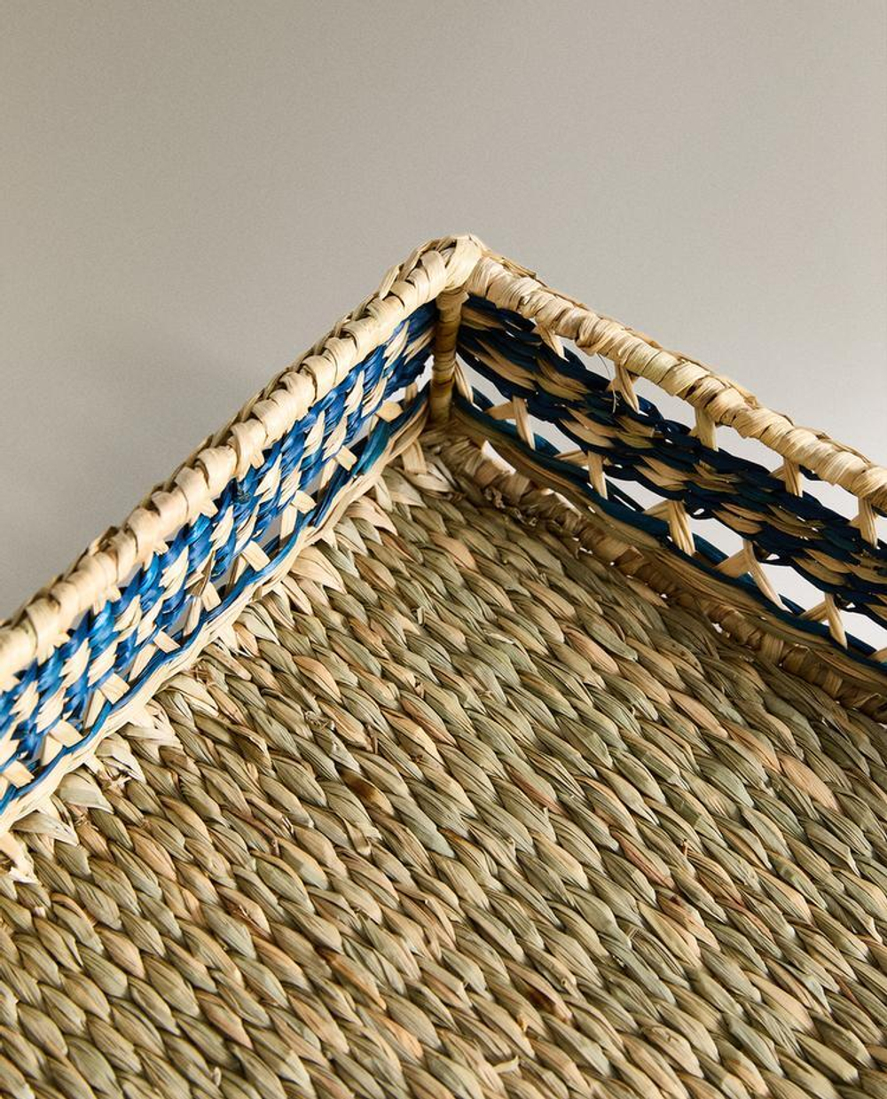 ZARA HOME ПРЯМОУГОЛЬНЫЙ ПОДНОС,СИНИЙ