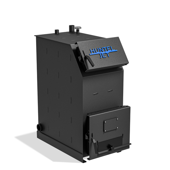 Твердотопливный котел длительного горения Huntel JET 80
