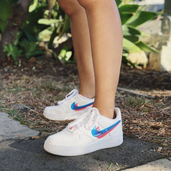 Nike Air FORCE 1 Детские Скейтбординги Низкие кроссовки Юнисекс