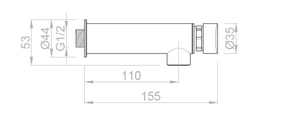 Кран Evotemp настенный 6 л/мин.07450.N