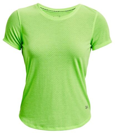 Женская теннисная футболка Under Armour Streaker Run Short Sleeve - quirky lime/reflective