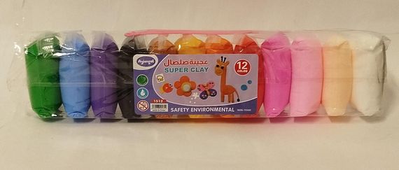 Plastilin \ Пластилин Super Clay 12 color