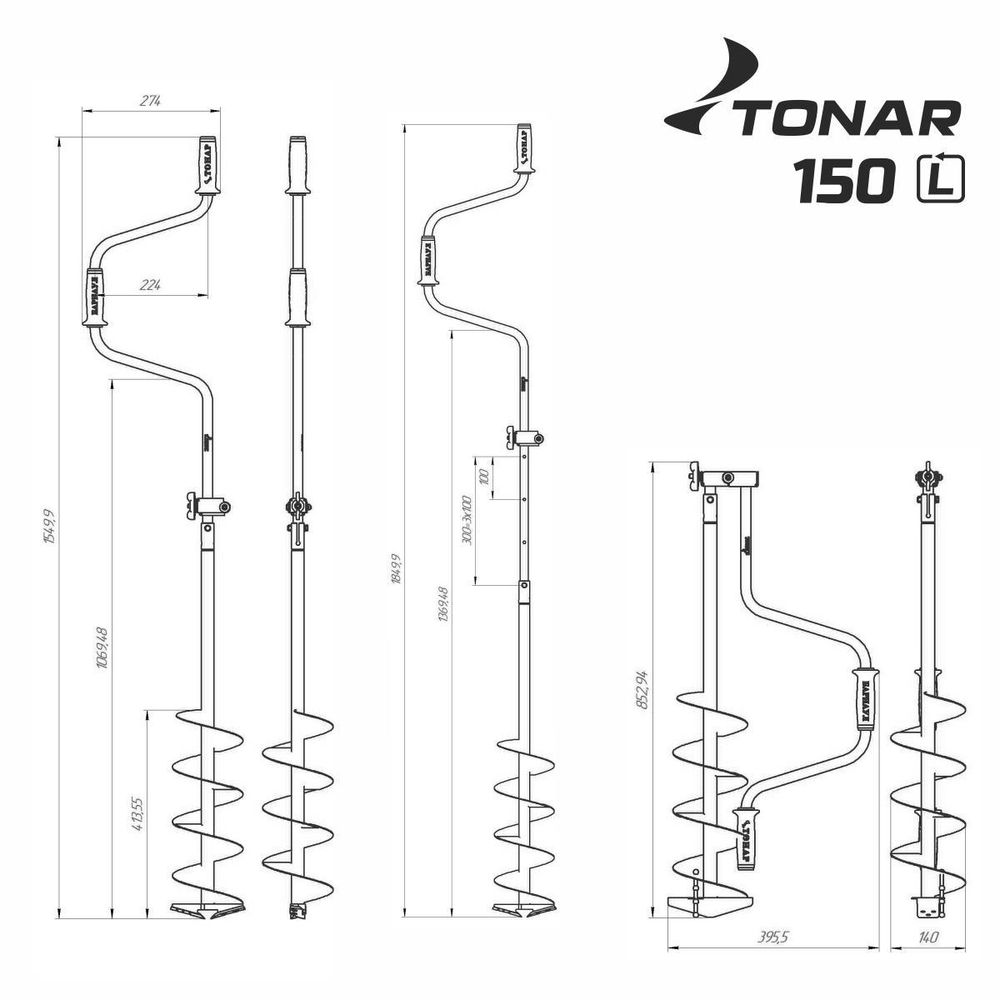 Ледобур ЛР-150Т Тонар
