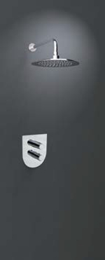 Встраиваемый термостатический смеситель для душа на 2 выхода TZAR 348712S