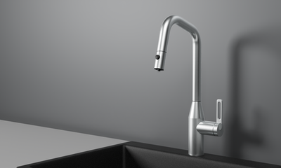 Granula GR-8171, НЕРЖ, СМЕСИТЕЛЬ КУХОННЫЙ С ВЫДВИЖНЫМ ИЗЛИВОМ