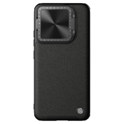 Чехол с вставками из кожи от Nillkin для Xiaomi 14 Pro, серия CamShield Prop Leather Magnetic Case