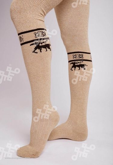 Чулки из  монгольской шерсти