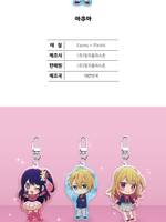 товары OSHI NO KO - EZL Transit Card Keyring AQUA Version