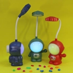 Светильник настольный «Cosmo-Привет с другой планеты» LED 21*9*7см USB 5v 3w, Красный