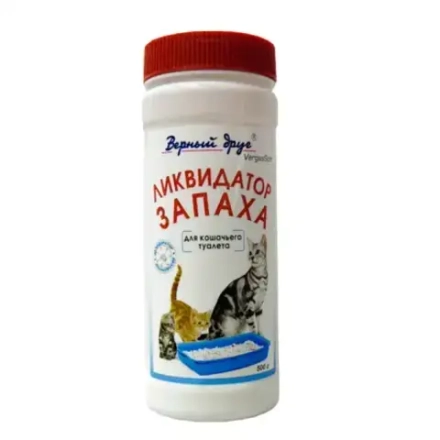 Ликвидатор запаха для кошачьих туалетов Верный Друг, 500гр